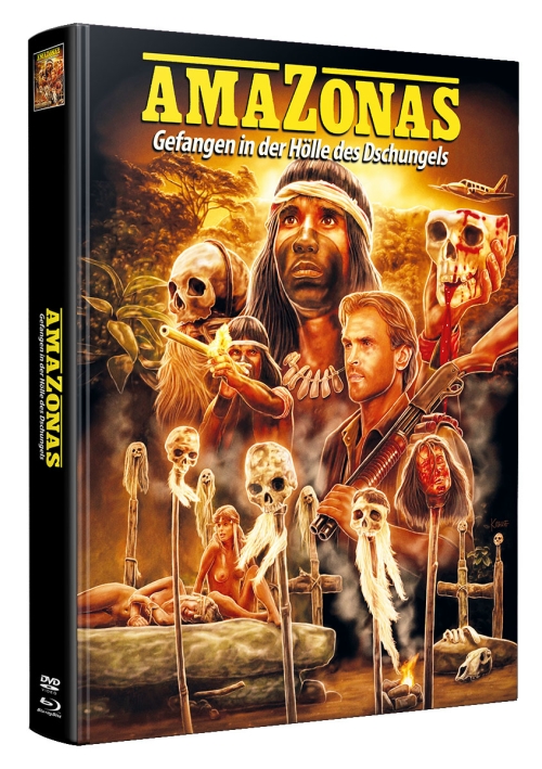 Amazonas - Gefangen in der Hölle des Dschungels - Uncut Mediabook Edition  (blu-ray)