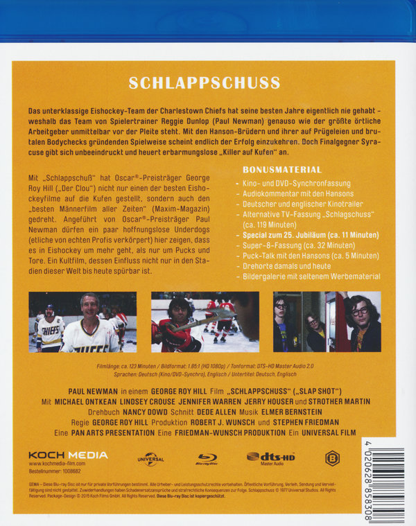 Schlappschuss (blu-ray)