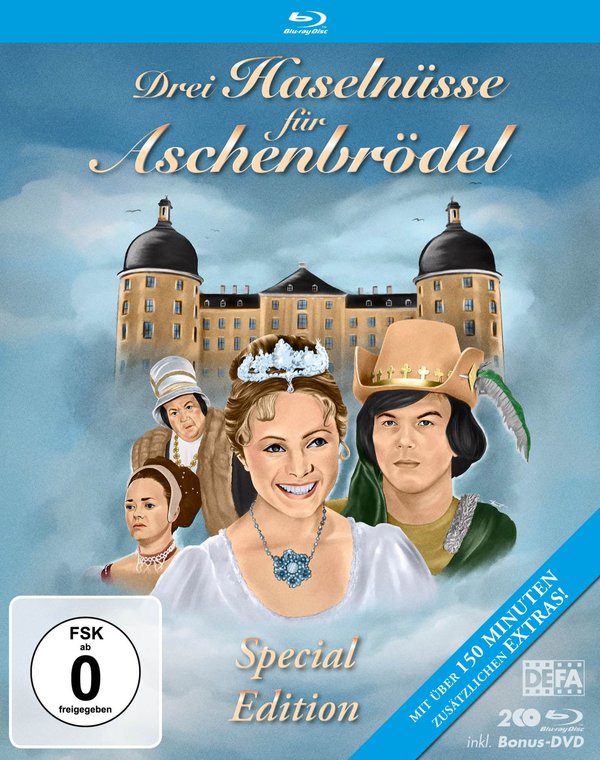 Drei Haselnüsse für Aschenbrödel - Special Edition mit Bonus-DVD (Filmjuwelen / DEFA-Märchen) (Blu-ray + DVD)