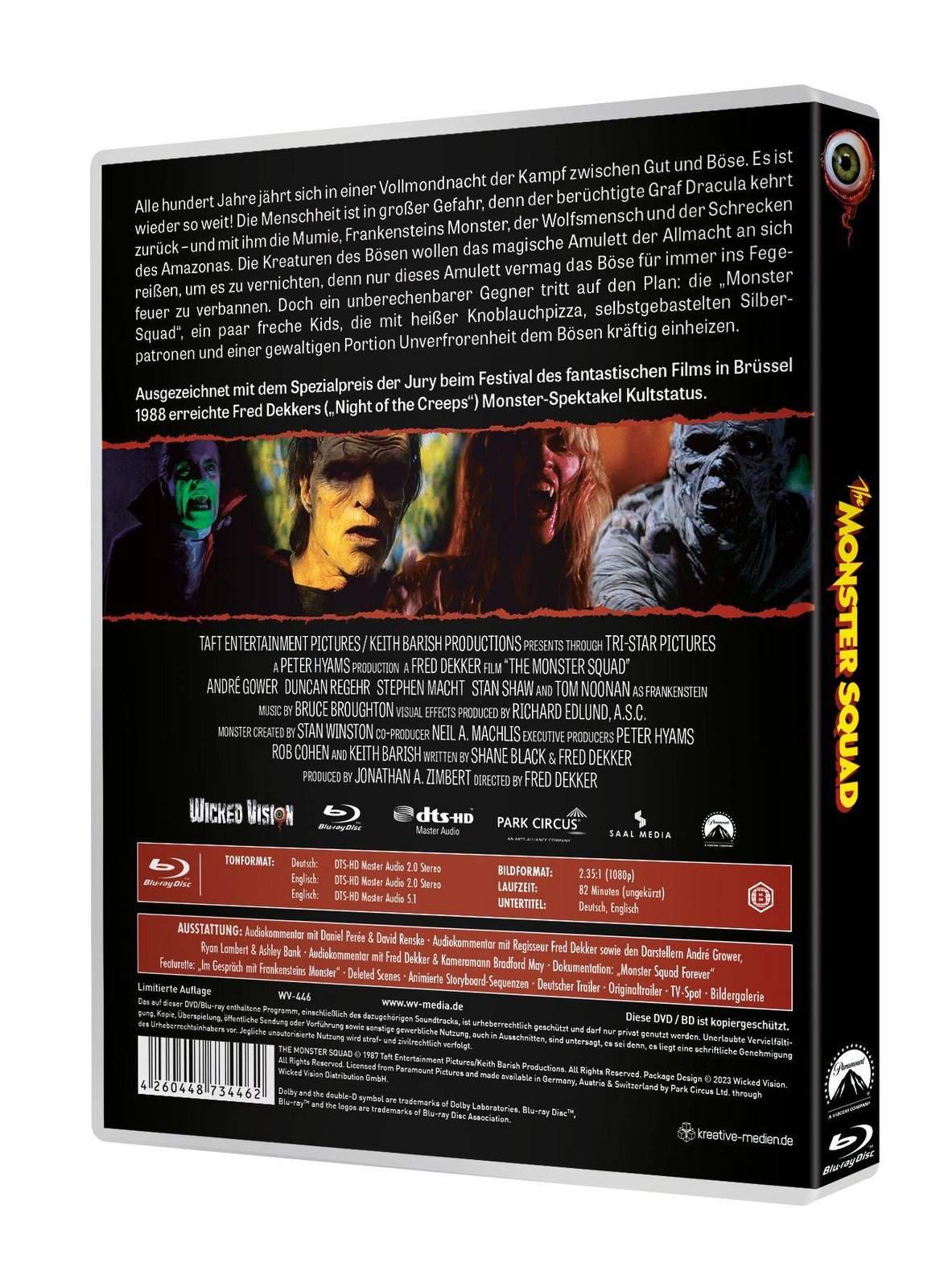 Monster Busters (Special Edition) Blu-ray - Mehrfach ausgezeichneter Kultfilm von 1987 aus den USA - mit Wendecover-Motiv und umfangreichen Extras  (Blu-ray Disc)