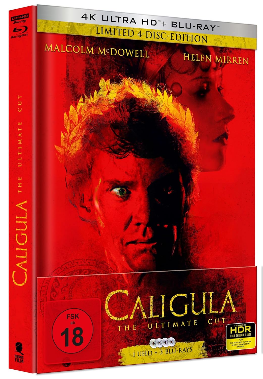 Caligula - The Ultimate Cut - Uncut Mediabook Edition  (4K Ultra HD+blu-ray)