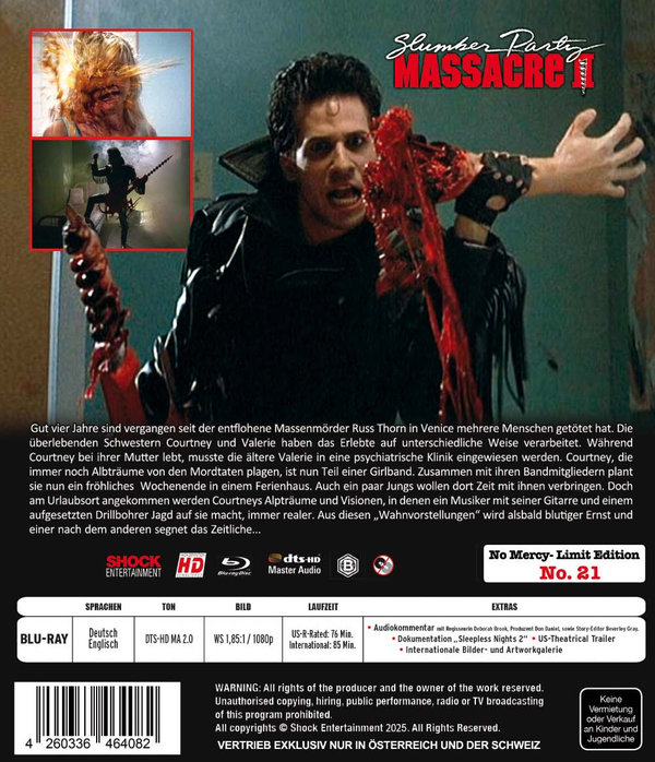 The Slumber Party Massacre 2 - Uncut Edition (blu-ray)