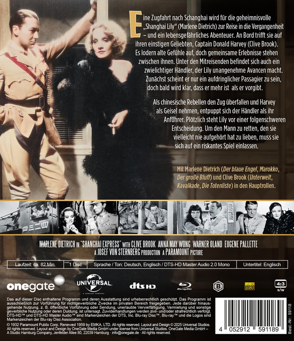 Schanghai-Express  (Blu-ray Disc)
