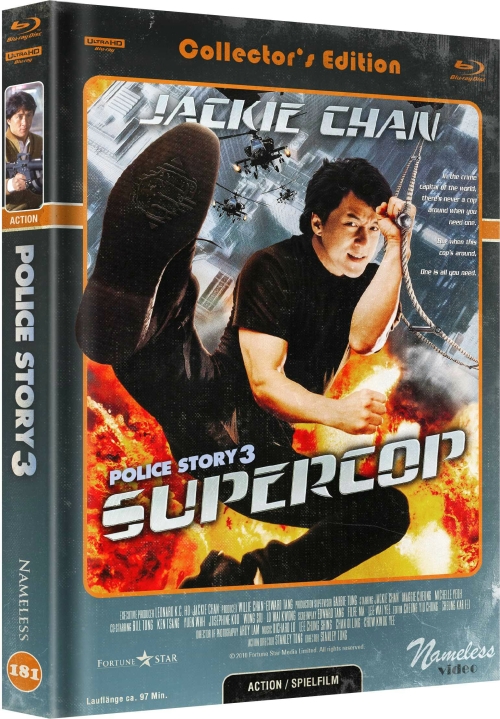 Police Story 3 - Uncut Mediabook Edition  (4K Ultra HD+blu-ray) (B)