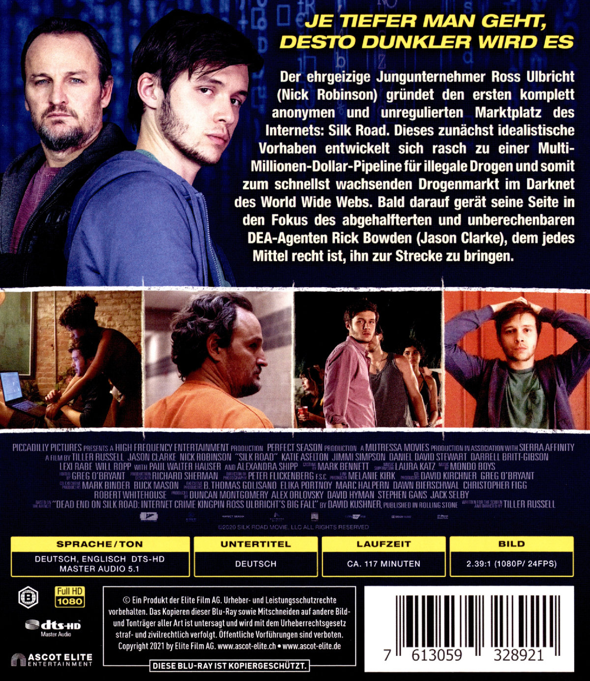 Silk Road - Gebieter des Darknets (blu-ray)