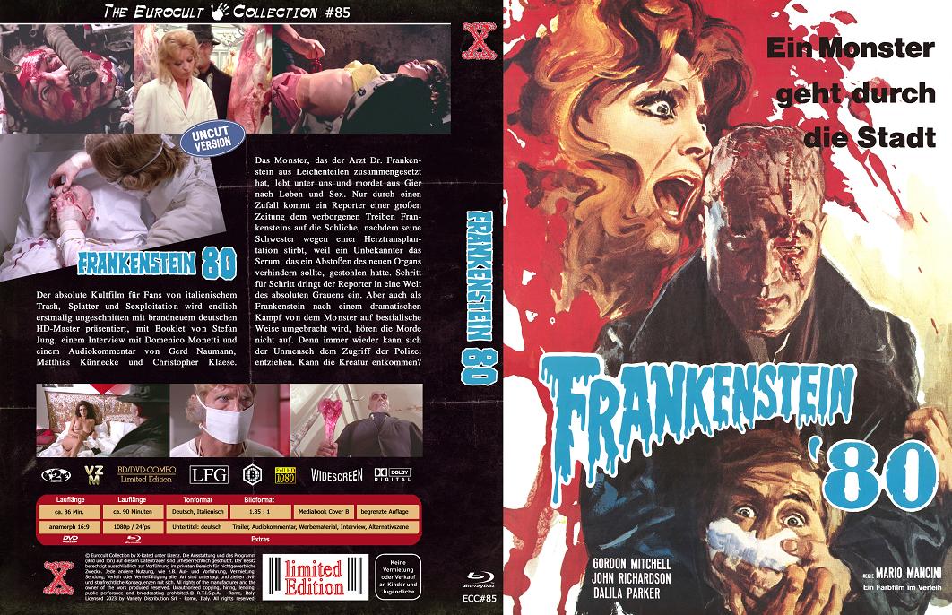 Frankenstein 80 - Uncut Eurocult Mediabook Collection  (DVD+blu-ray) (B)