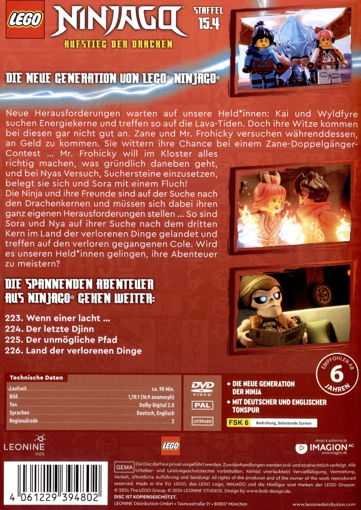 LEGO Ninjago - Staffel 15.4  (DVD)