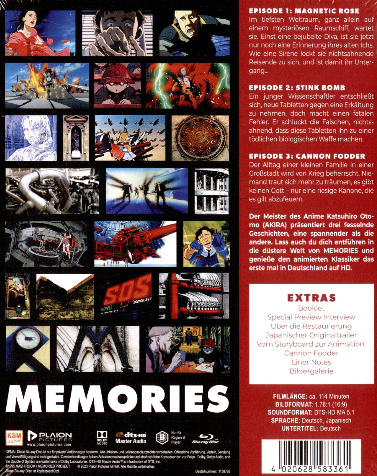 Memories - Collectors Edition  (Blu-ray Disc)