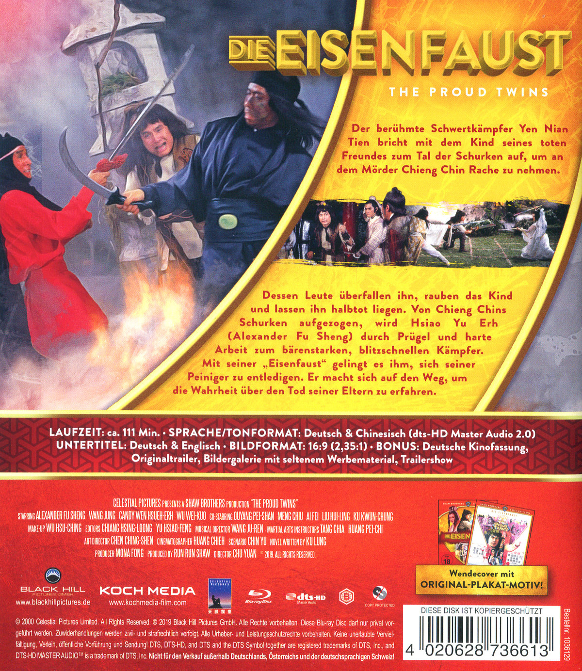 Eisenfaust, Die - Shaw Brothers Collection (blu-ray)