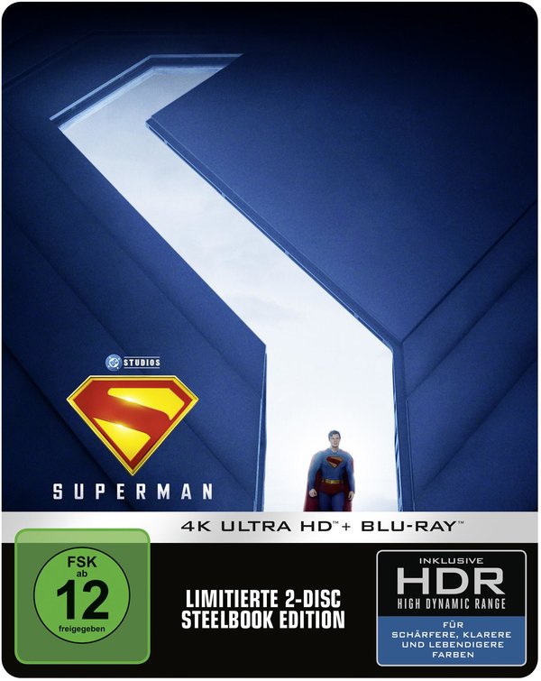 Superman (2025) - Limitiertes Steelbook - Cover B  (4K Ultra HD+Blu-ray)