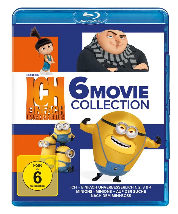 Ich einfach unverbesserlich & Minions - 6-Movie Collection  [6 BRs]  (Blu-ray Disc)