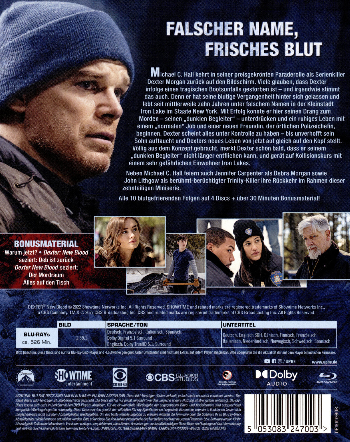 Dexter: New Blood (blu-ray)