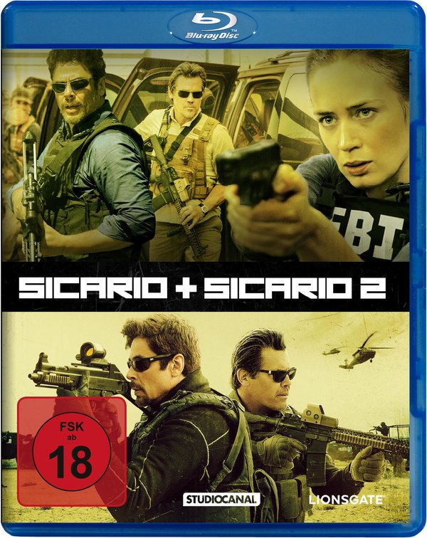 Sicario 1+2 (blu-ray)