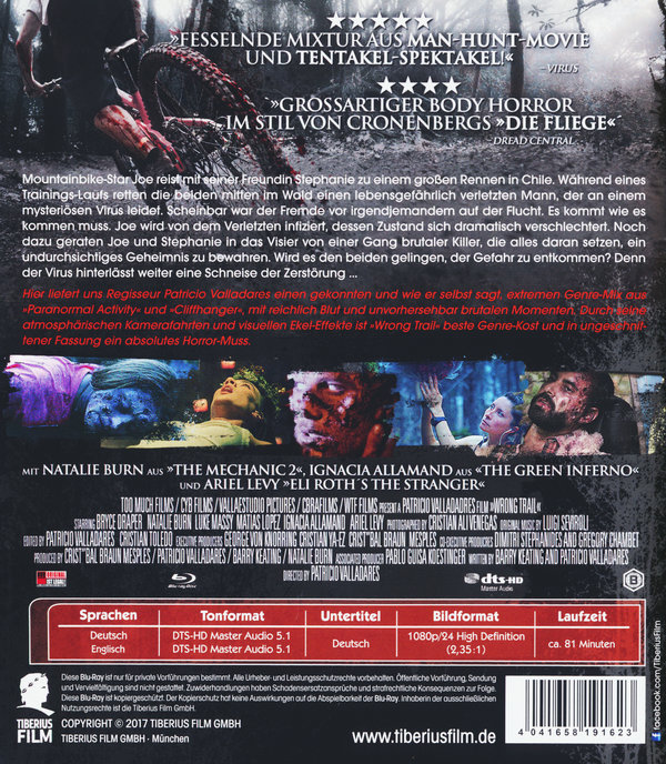 Wrong Trail - Tour in den Tod - Uncut Edition (blu-ray)