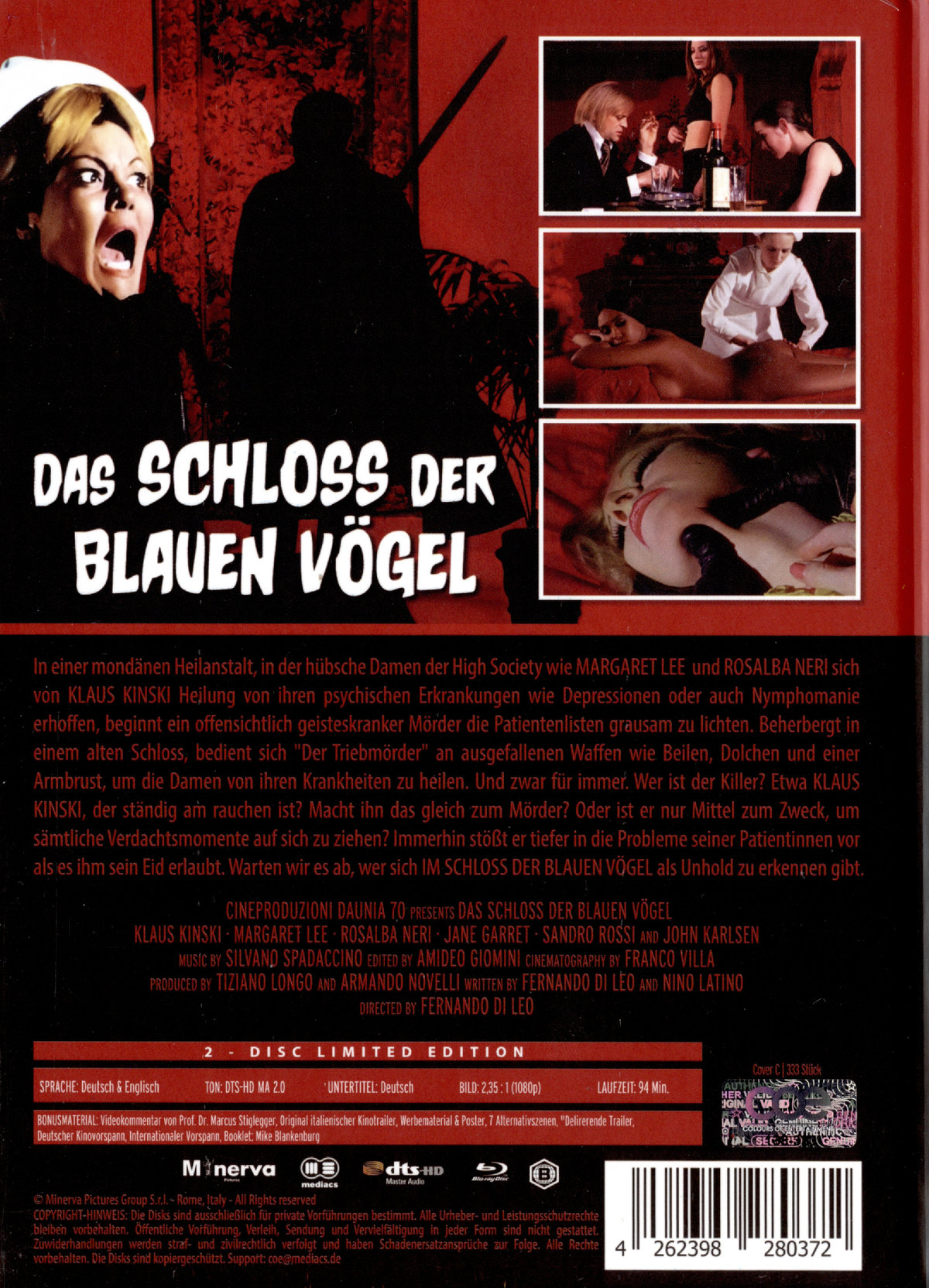 Schloss der blauen V?gel, Das - Uncut Mediabook Edition  (DVD+blu-ray) (C)