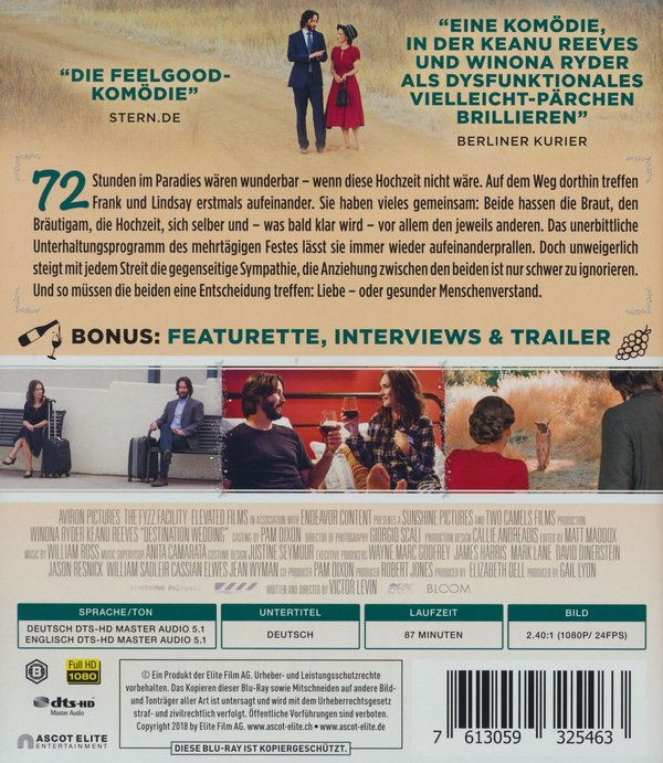 Destination Wedding (blu-ray)