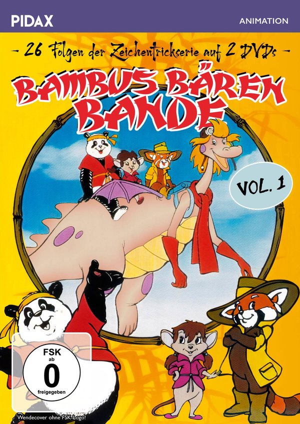 Bambus-Bären-Bande, Vol. 1 / 26 Folgen der beliebten Zeichentrickserie (Pidax Animation) [2 DVDs]  (DVD)