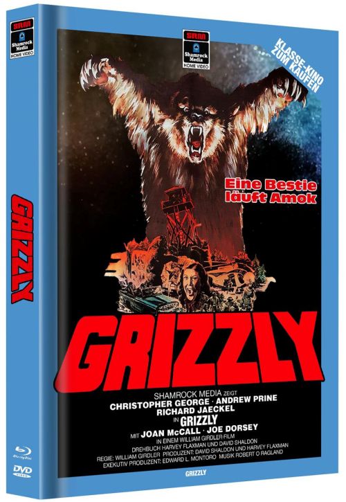 Grizzly - Uncut Mediabook Edition  (DVD+blu-ray) (B)