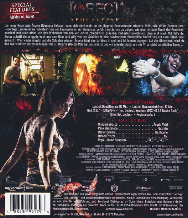 REC 4 - Apocalypse (blu-ray)