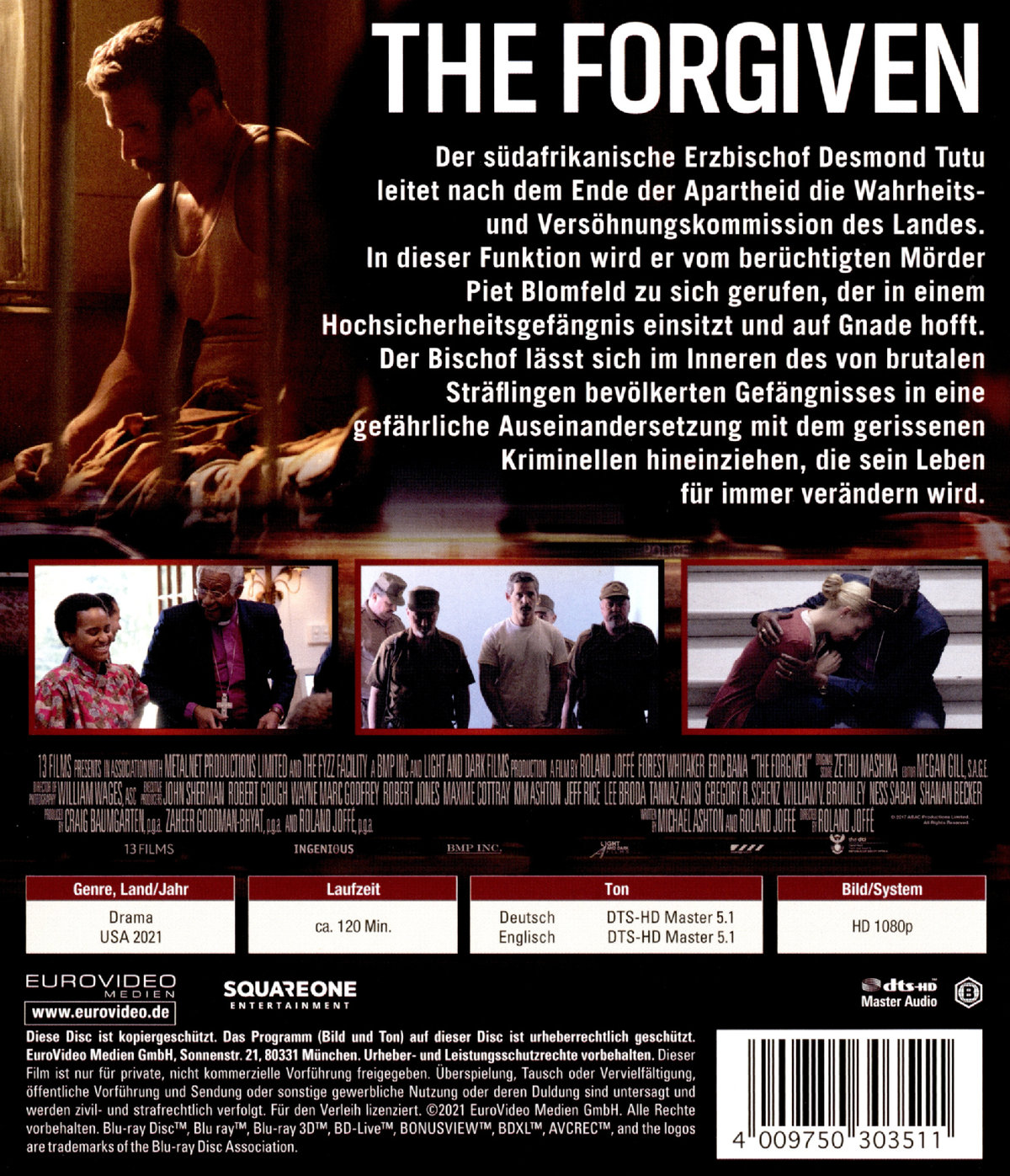 Forgiven, The - Ohne Vergebung gibt es keine Zukunft (blu-ray)