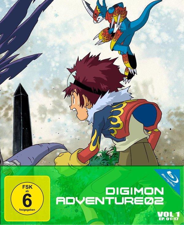 Digimon Adventure - Staffel 2 - Volume 1 - Epiosde 1-17 (inkl. Sammelschuber)  [2 BRs]  (Blu-ray Disc)