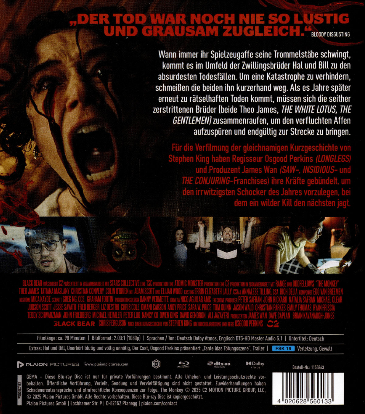 The Monkey  (Blu-ray Disc)