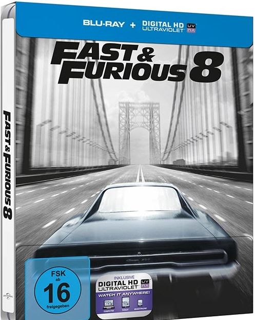Fast & Furious 8 - Limited Steelbook (blu-ray)