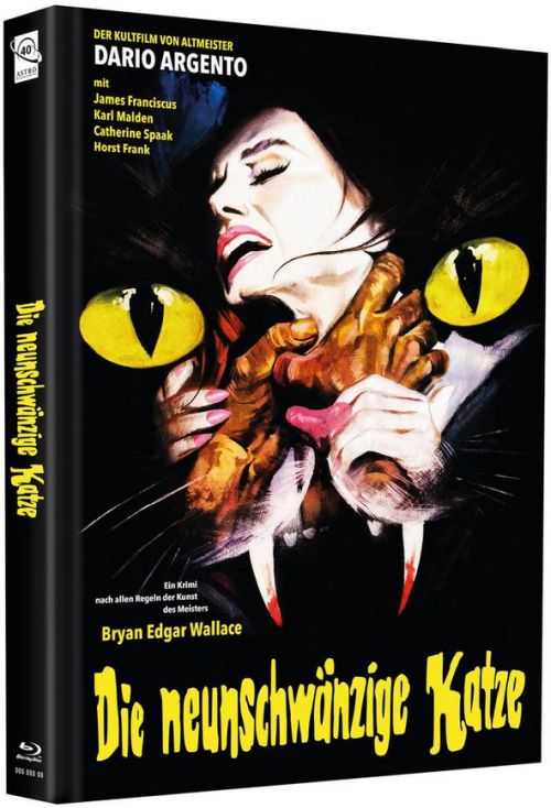 Neunschwänzige Katze, Die - Uncut Mediabook Edition  (DVD+blu-ray) (B)