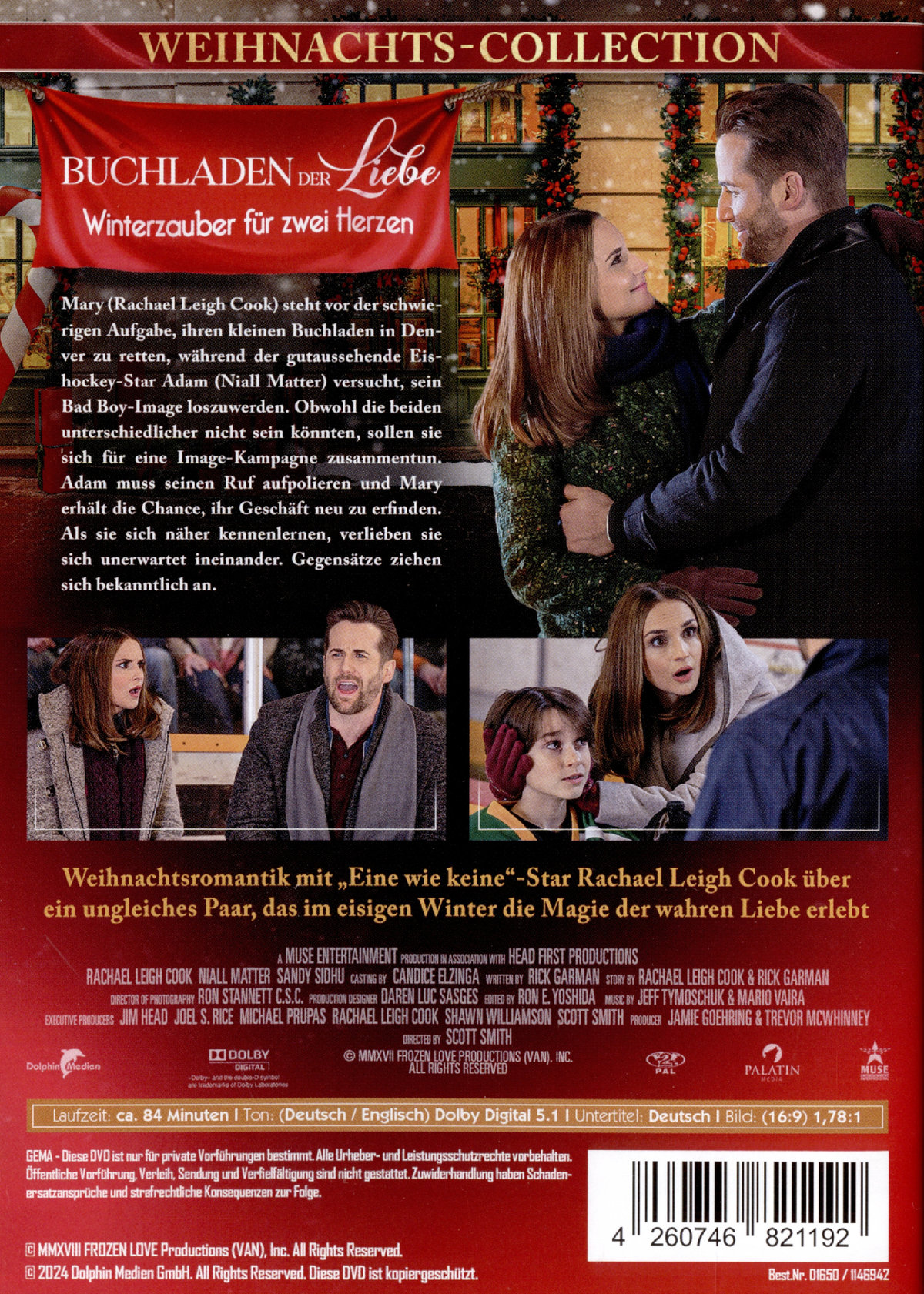 Buchladen der Liebe - Winterzauber für zwei Herzen  (DVD)