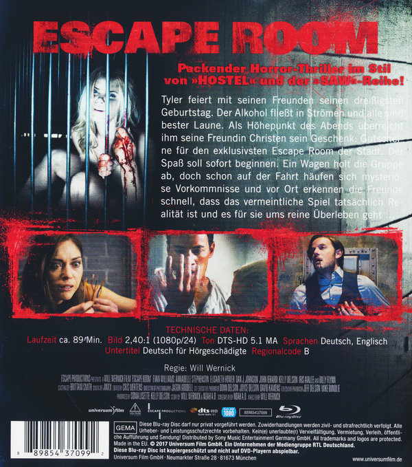 Escape Room (blu-ray)