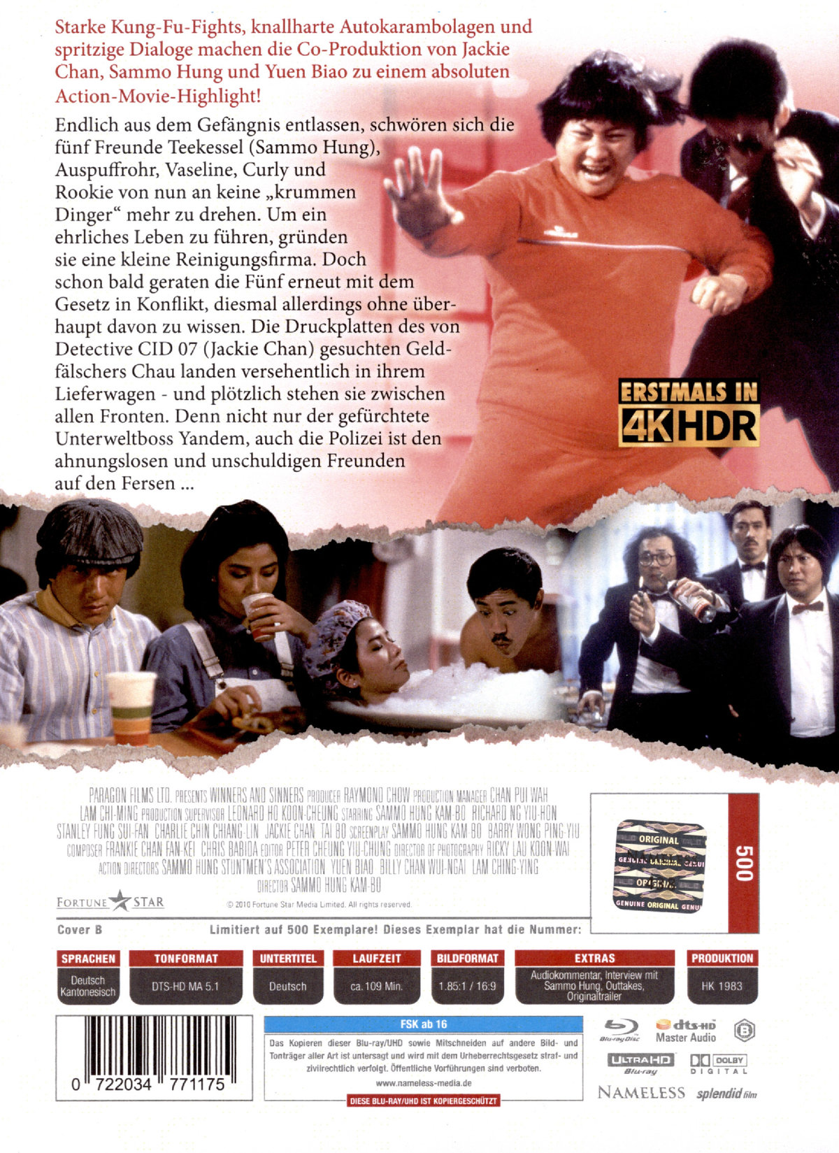 Powerman 5 - Winners & Sinners - Uncut Mediabook Edition  (4K Ultra HD+blu-ray) (B)