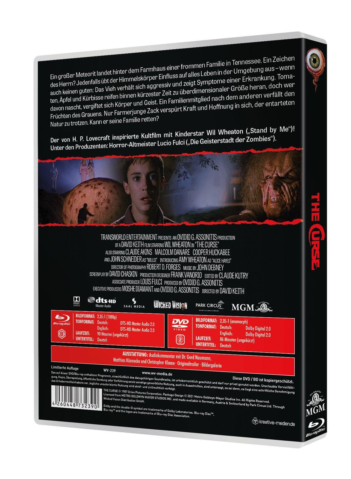 Curse, The - Uncut Mediabook Edition (DVD+blu-ray) (B)