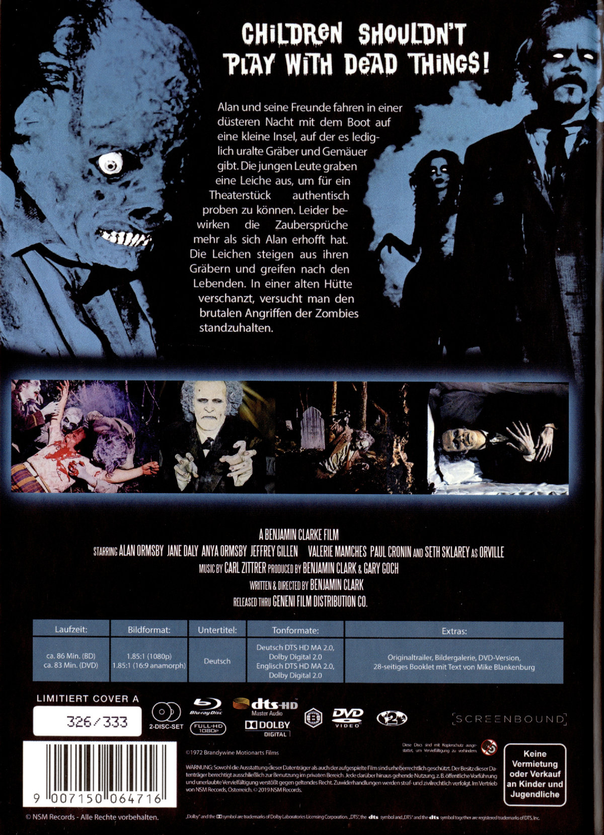 Children Shouldn't Play With Dead Things - Uncut Mediabook Edition (DVD+blu-ray) (A)