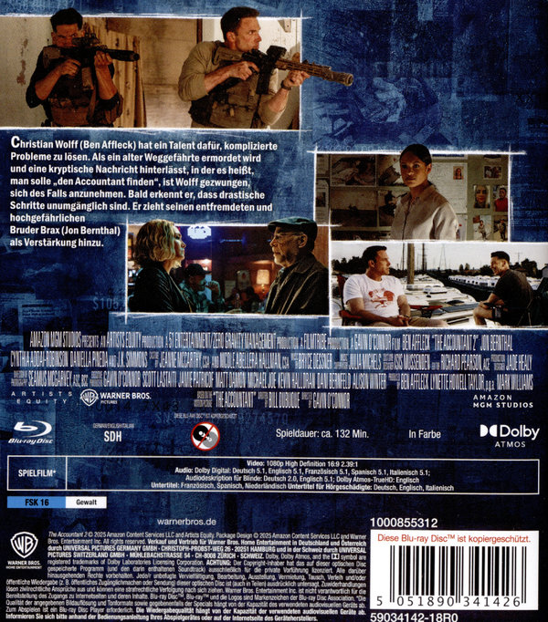 The Accountant 2  (Blu-ray Disc)