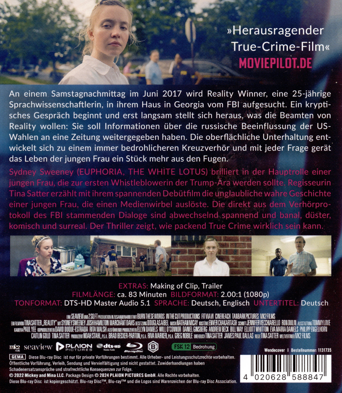 Reality - Wahrheit hat ihren Preis  (Blu-ray Disc)