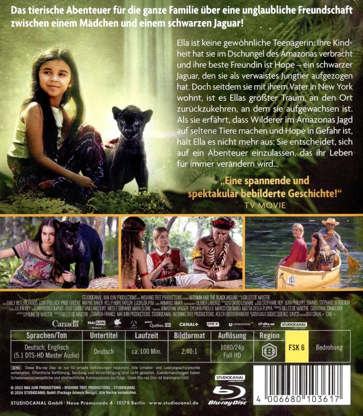 Ella und der schwarze Jaguar  (Blu-ray Disc)