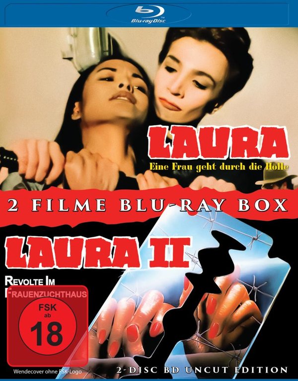 LAURA I - Eine Frau geht durch die Hölle + LAURA II - Revolte im Frauenzuchthaus - 2-Disc Frauengefängnis Uncut BD Box  [2 BRs]  (Blu-ray Disc)