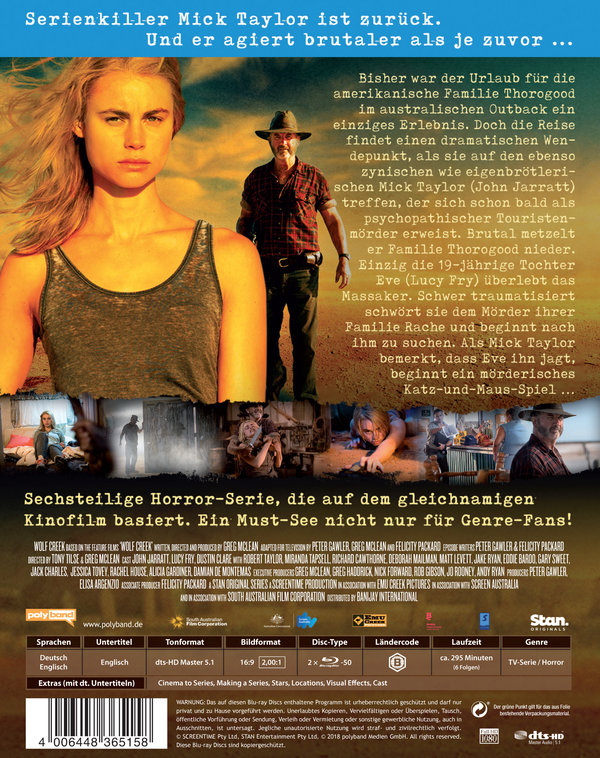 Wolf Creek - Staffel 1 (blu-ray)