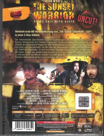 Sunset Warrior, The - John Woo - Uncut Mediabook Edition  (blu-ray) (B) (B-Ware)