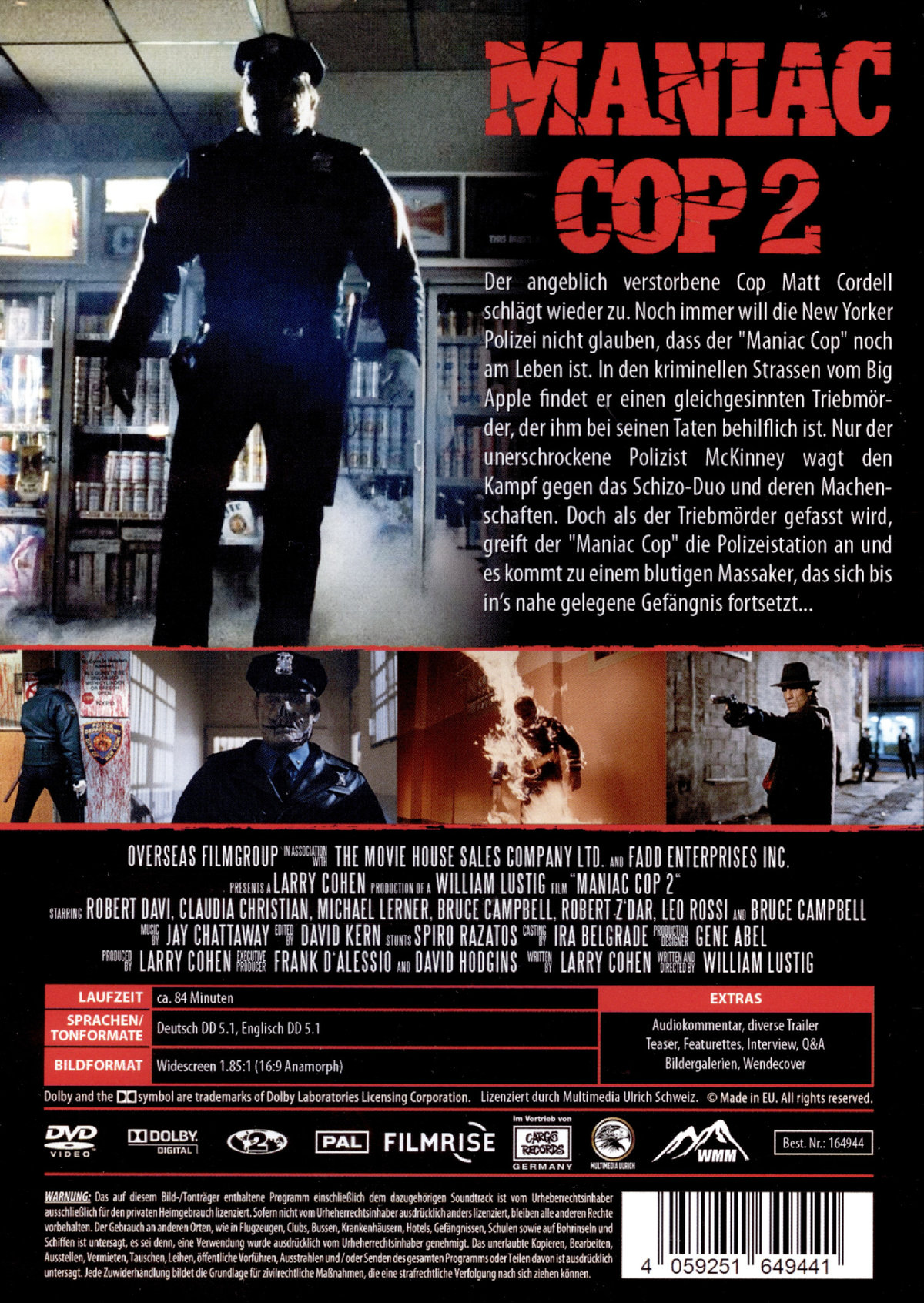 Maniac Cop 2 - Uncut Edition (DVD)