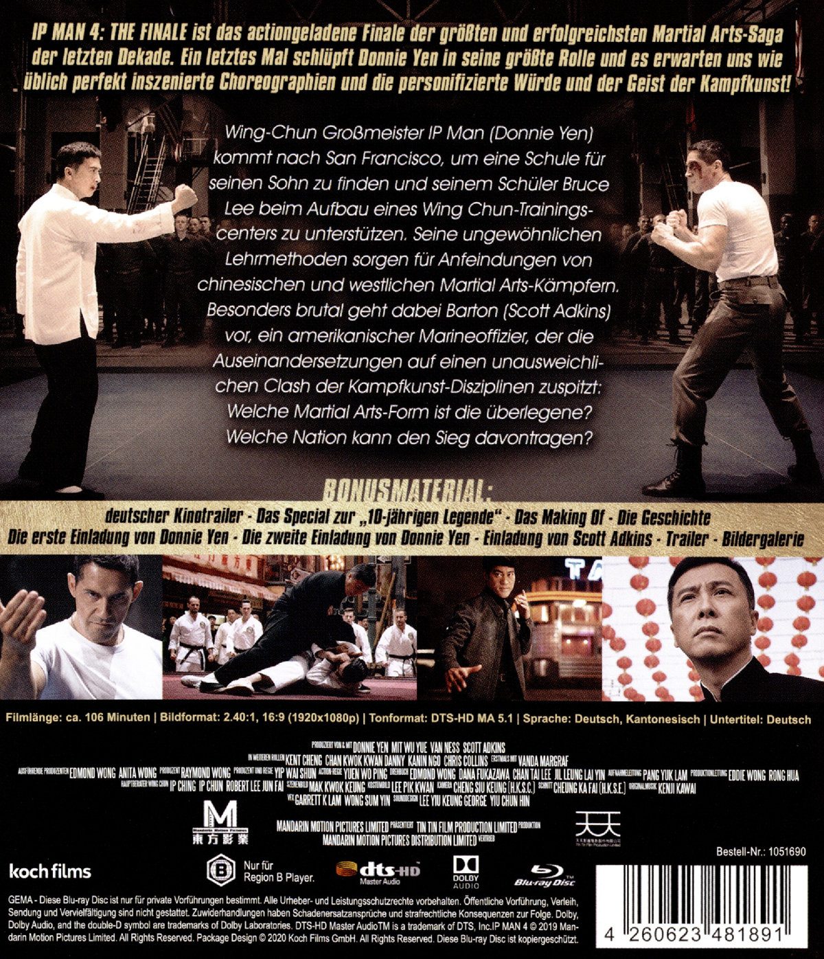 Ip Man 4: The Finale (blu-ray)