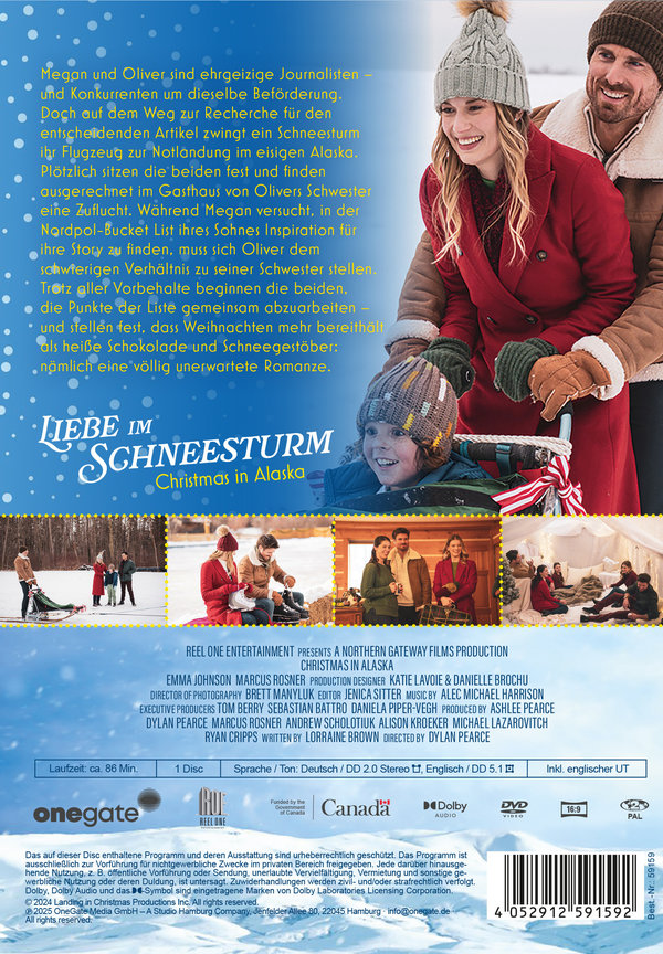 Liebe im Schneesturm - Christmas in Alaska  (DVD)