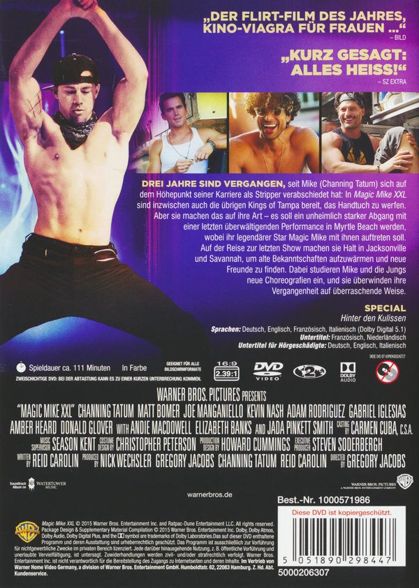 Magic Mike XXL  (DVD)