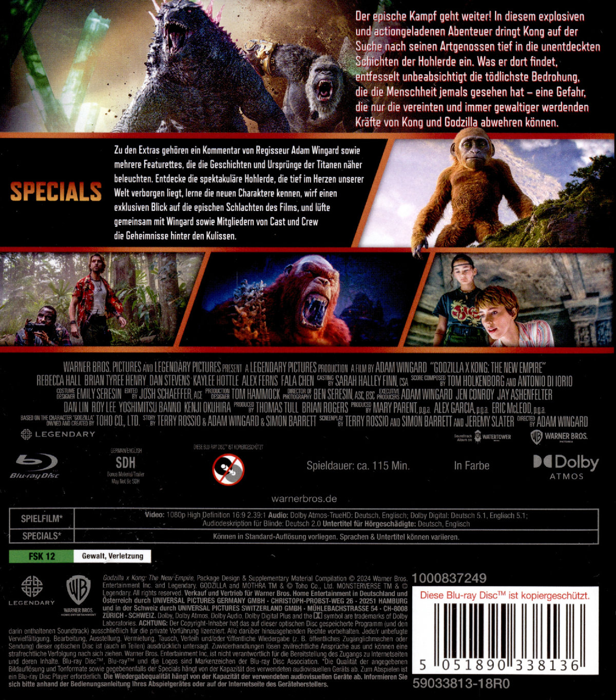 Godzilla x Kong: The New Empire  (Blu-ray Disc)