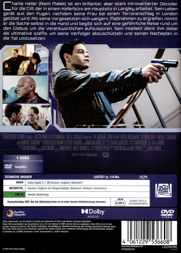 The Amateur - Der Amateur  (DVD)