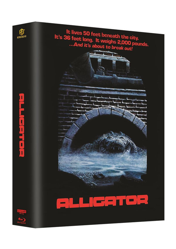 Der Horror Alligator - Uncut Mega Mediabook Edition  (4K Ultra HD+blu-ray) (B)