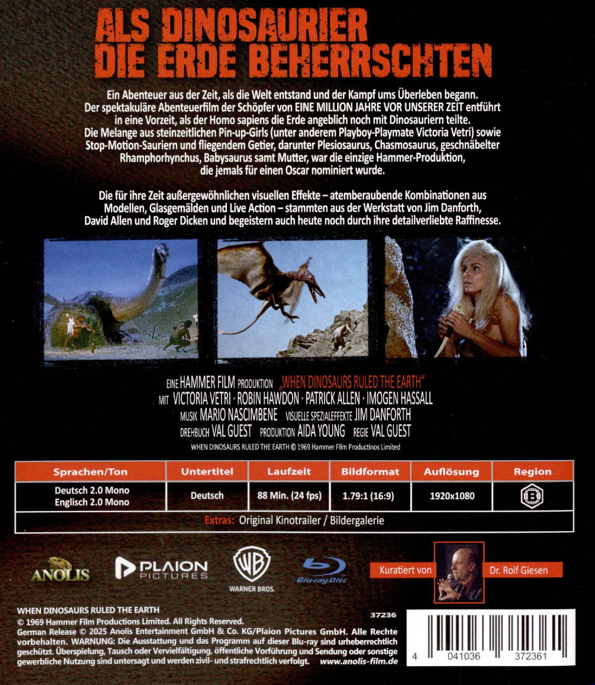 Als die Dinosaurier die Erde beherrschten - Limited Edition  (blu-ray)