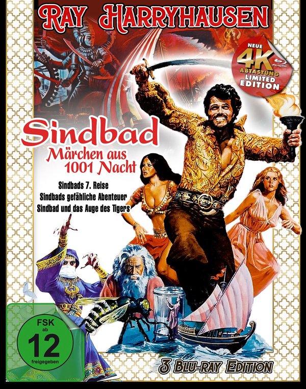 Ray Harryhausen - Sindbad, Märchen aus 1001 Nacht (blu-ray)