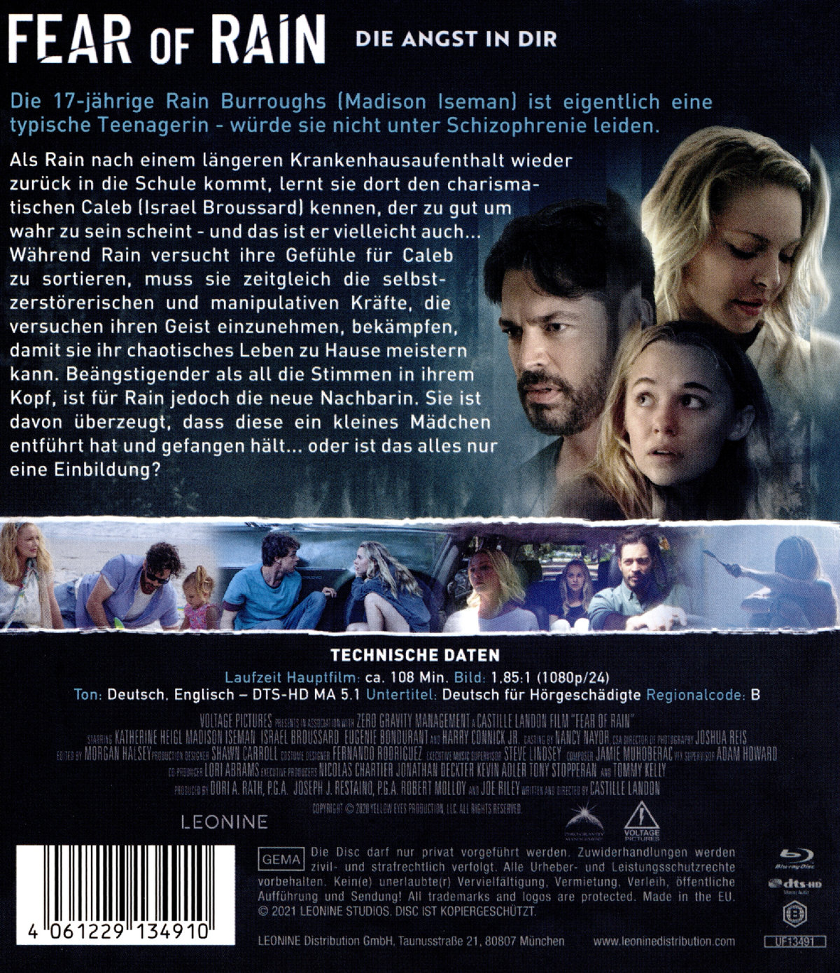 Fear of Rain (blu-ray)