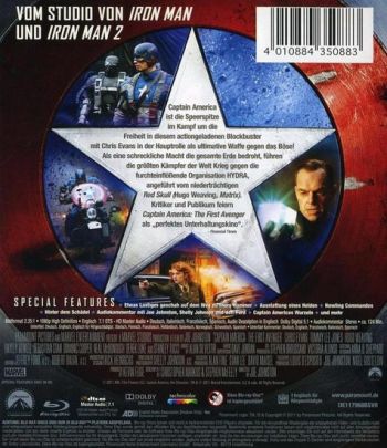 Captain America: The First Avenger (blu-ray)